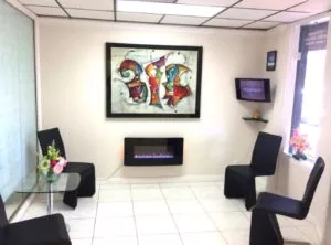 view of the waiting room at the office of Pankaj Narkhede, DDS in Lake Forest, CA