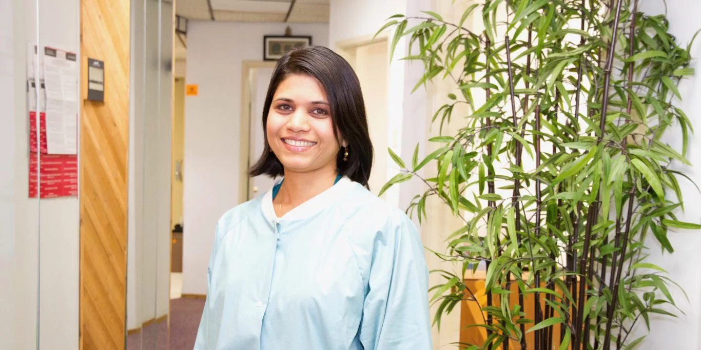 patient smiling after receiving cosmetic dental care in lake forest, ca